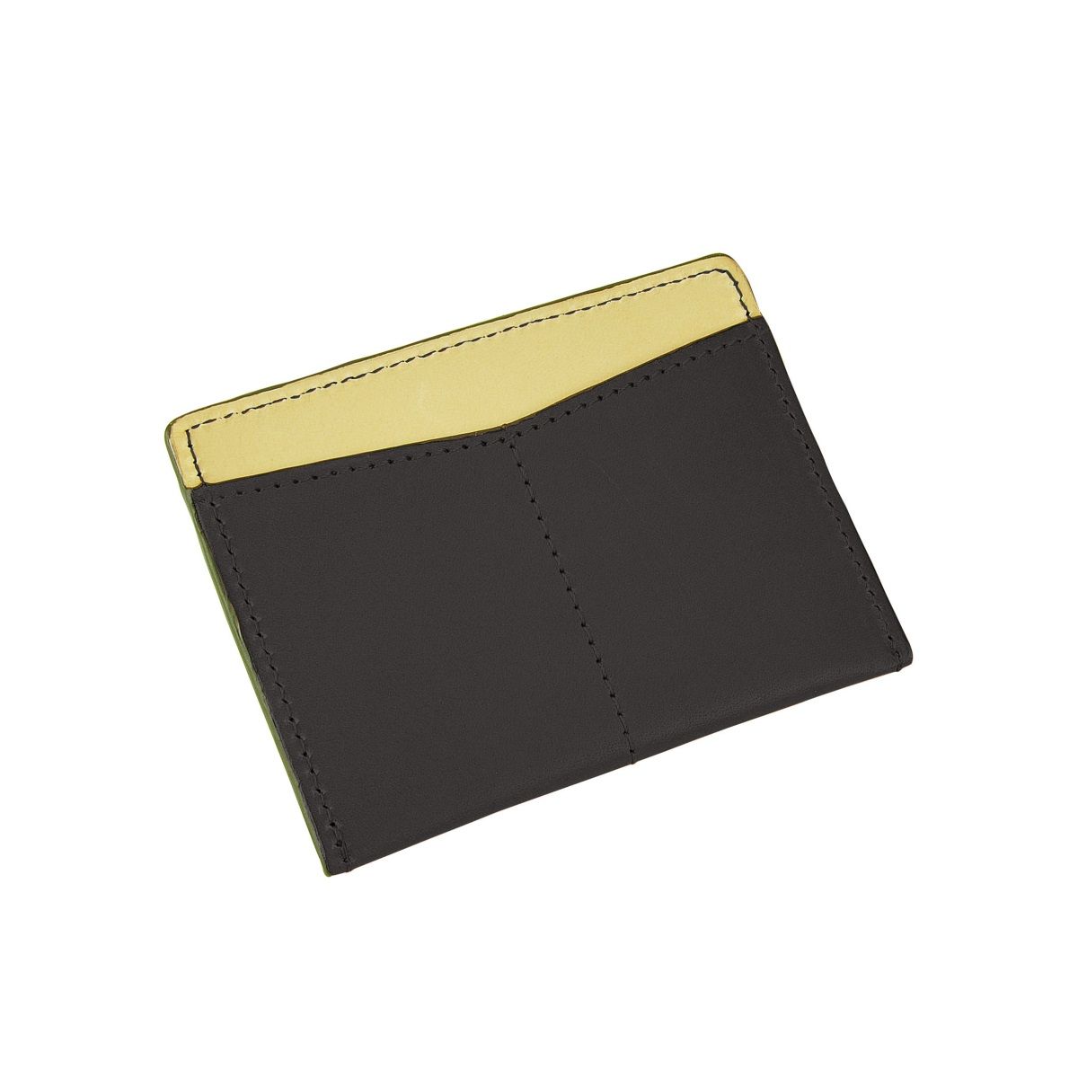 J.FOLD Flat Carrier Leather Wallet - Black